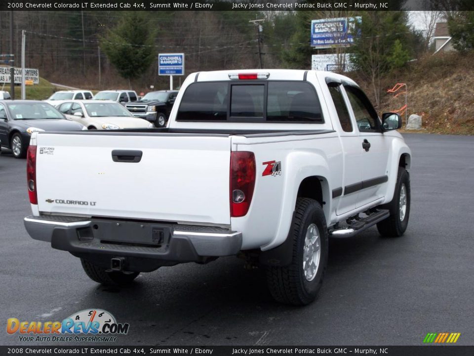 2008 Chevrolet Colorado LT Extended Cab 4x4 Summit White / Ebony Photo #20