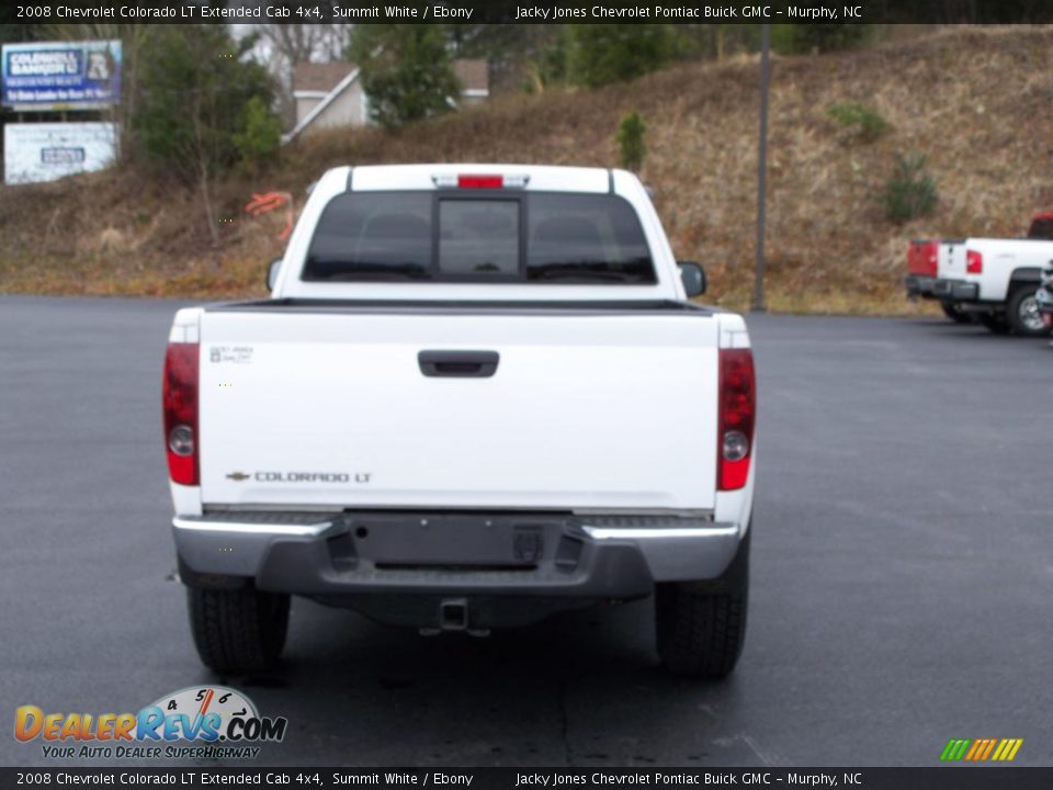 2008 Chevrolet Colorado LT Extended Cab 4x4 Summit White / Ebony Photo #21