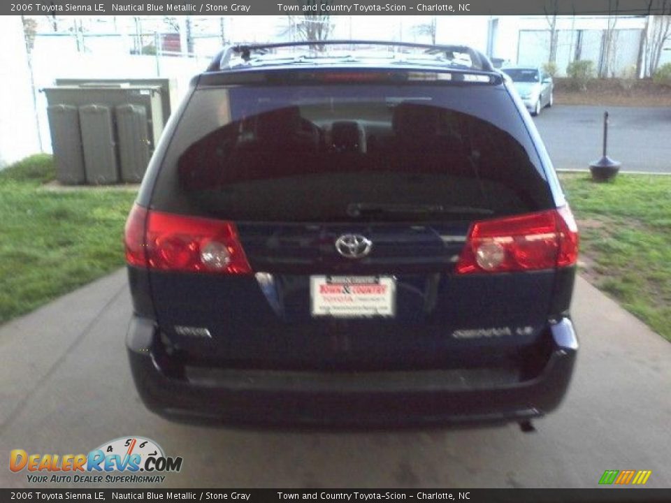 2006 Toyota Sienna LE Nautical Blue Metallic / Stone Gray Photo #4