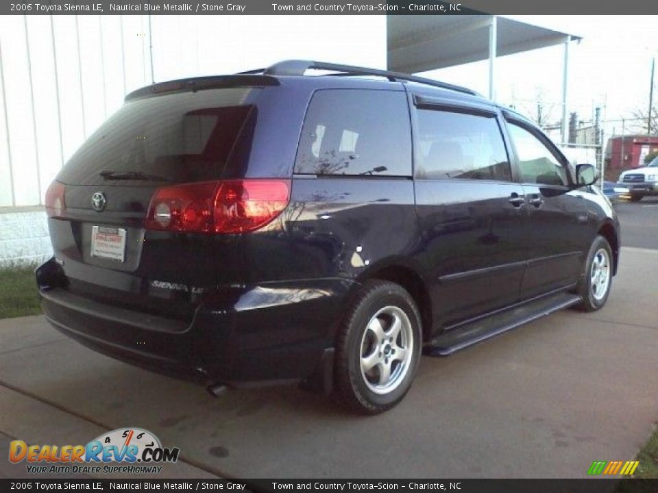 2006 Toyota Sienna LE Nautical Blue Metallic / Stone Gray Photo #18