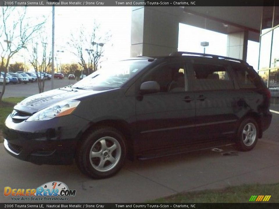 2006 Toyota Sienna LE Nautical Blue Metallic / Stone Gray Photo #20