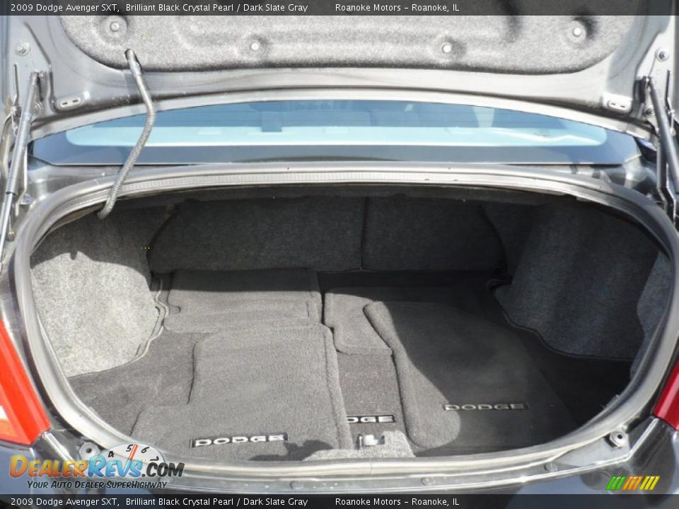 2009 Dodge Avenger SXT Brilliant Black Crystal Pearl / Dark Slate Gray Photo #13