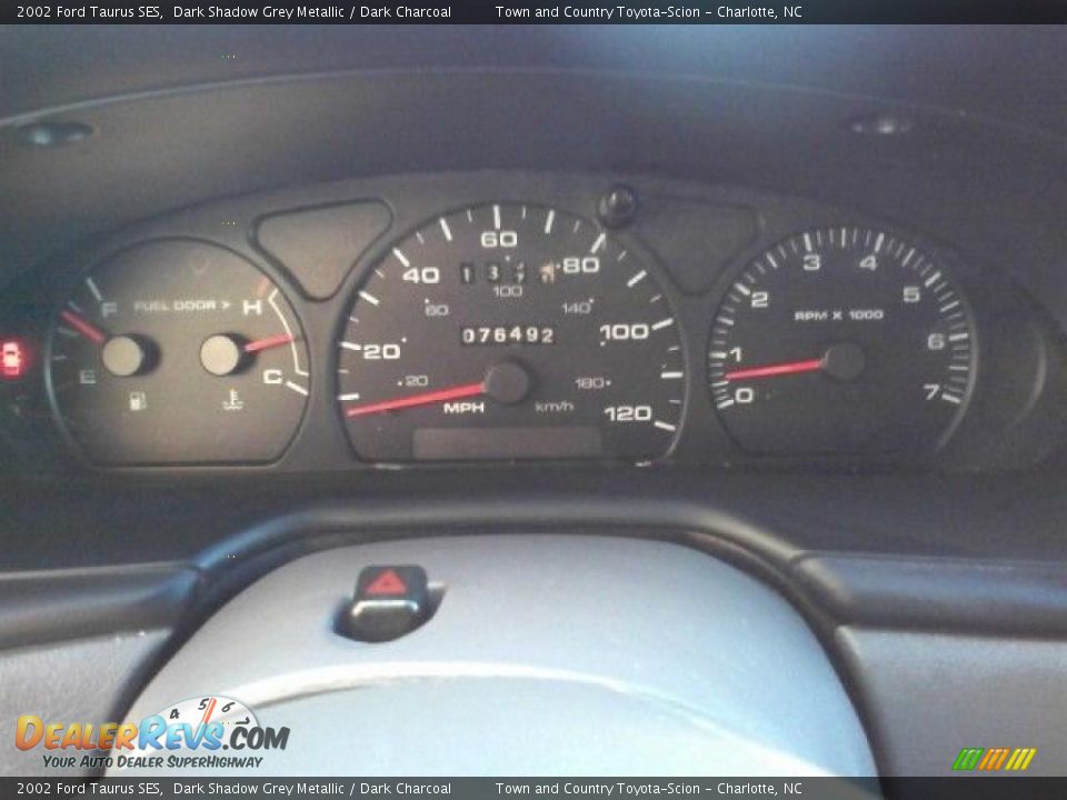 2002 Ford Taurus SES Dark Shadow Grey Metallic / Dark Charcoal Photo #9