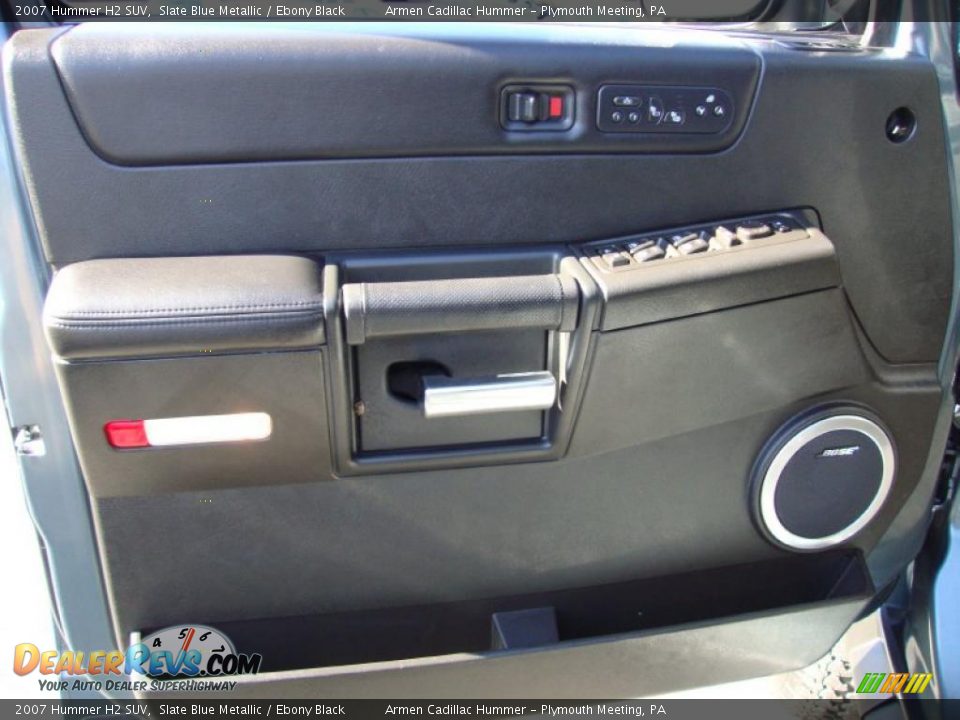 2007 Hummer H2 SUV Slate Blue Metallic / Ebony Black Photo #13