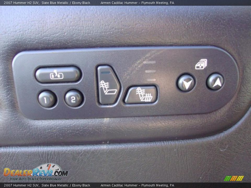 2007 Hummer H2 SUV Slate Blue Metallic / Ebony Black Photo #14