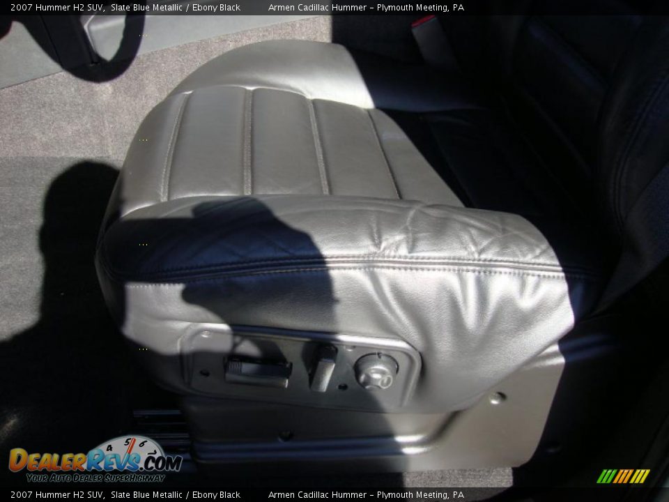 2007 Hummer H2 SUV Slate Blue Metallic / Ebony Black Photo #16