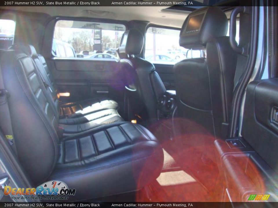 2007 Hummer H2 SUV Slate Blue Metallic / Ebony Black Photo #21
