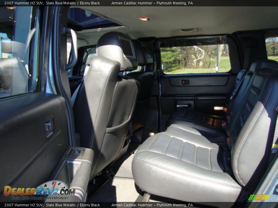 2007 Hummer H2 SUV Slate Blue Metallic / Ebony Black Photo #22