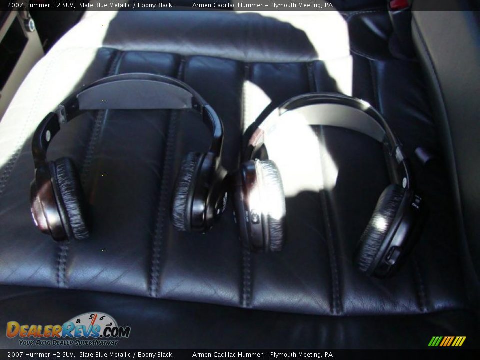 2007 Hummer H2 SUV Slate Blue Metallic / Ebony Black Photo #23