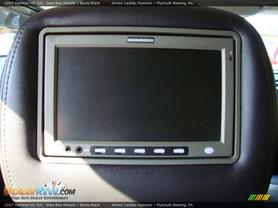2007 Hummer H2 SUV Slate Blue Metallic / Ebony Black Photo #25