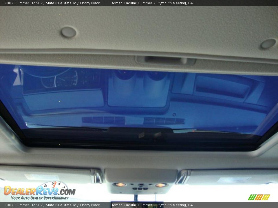 2007 Hummer H2 SUV Slate Blue Metallic / Ebony Black Photo #26