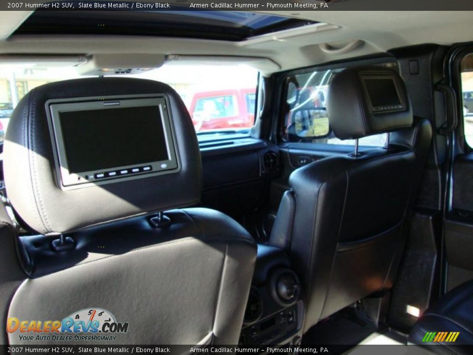 2007 Hummer H2 SUV Slate Blue Metallic / Ebony Black Photo #29