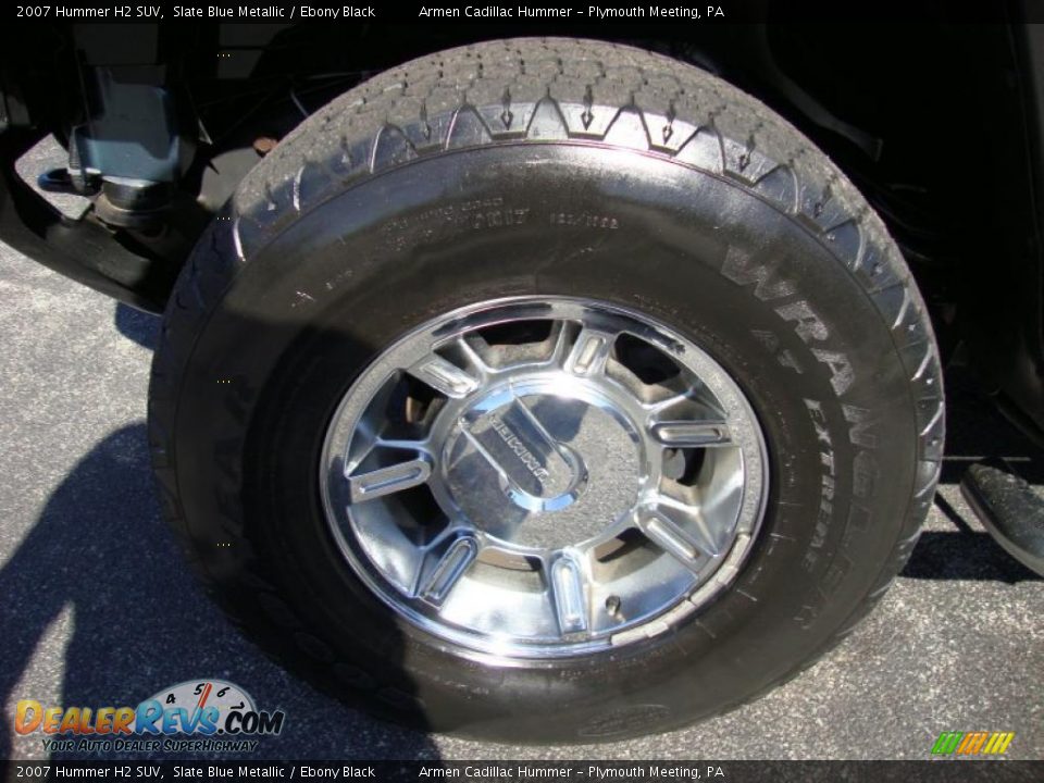 2007 Hummer H2 SUV Slate Blue Metallic / Ebony Black Photo #30
