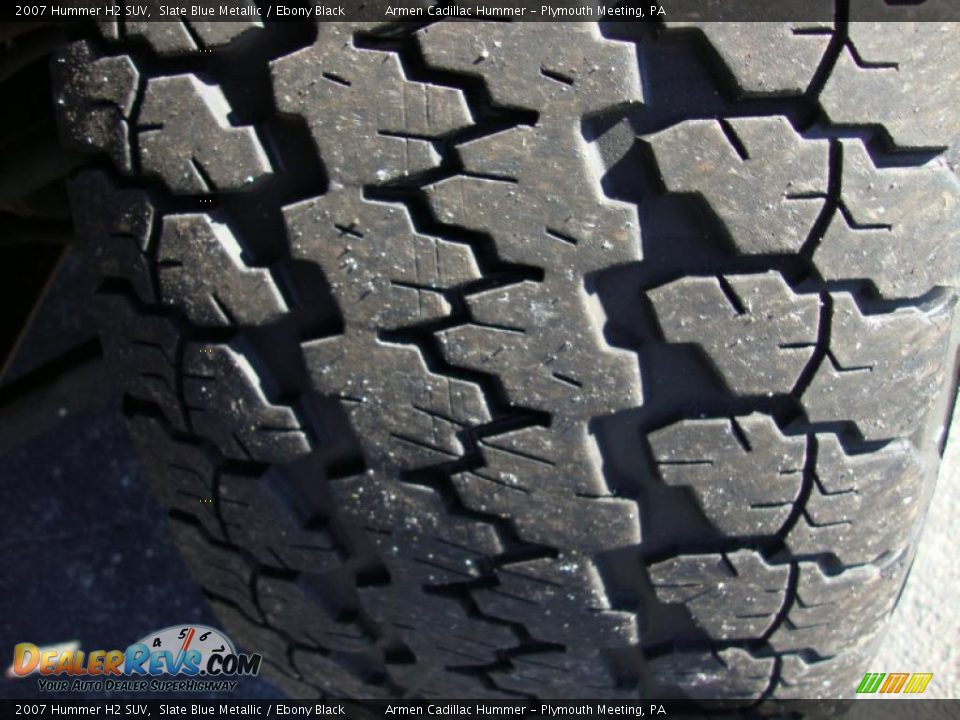 2007 Hummer H2 SUV Slate Blue Metallic / Ebony Black Photo #31
