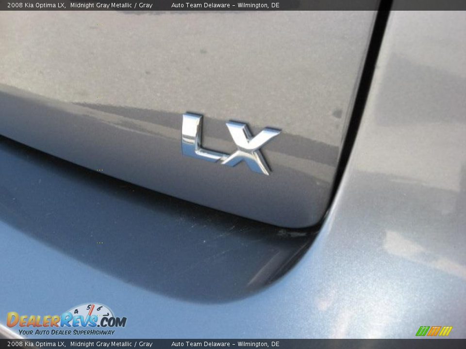 2008 Kia Optima LX Midnight Gray Metallic / Gray Photo #13