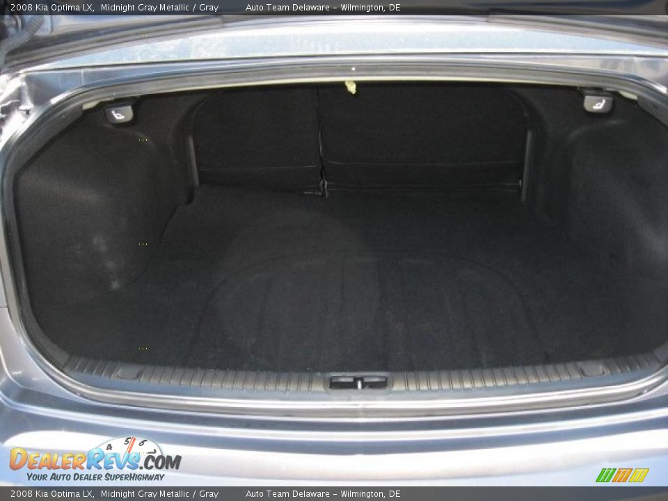 2008 Kia Optima LX Midnight Gray Metallic / Gray Photo #18