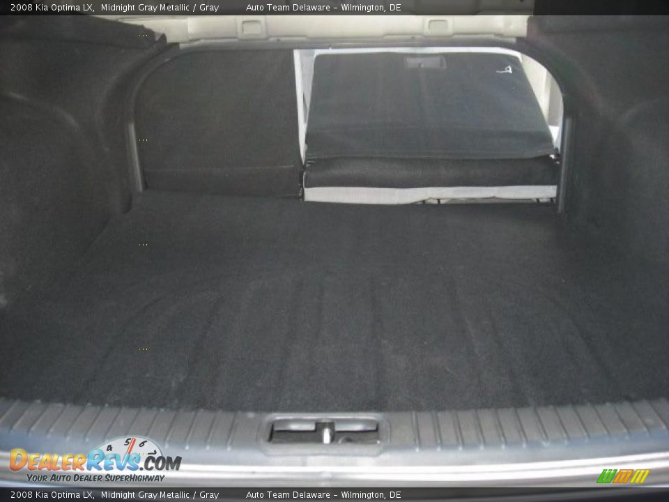 2008 Kia Optima LX Midnight Gray Metallic / Gray Photo #19