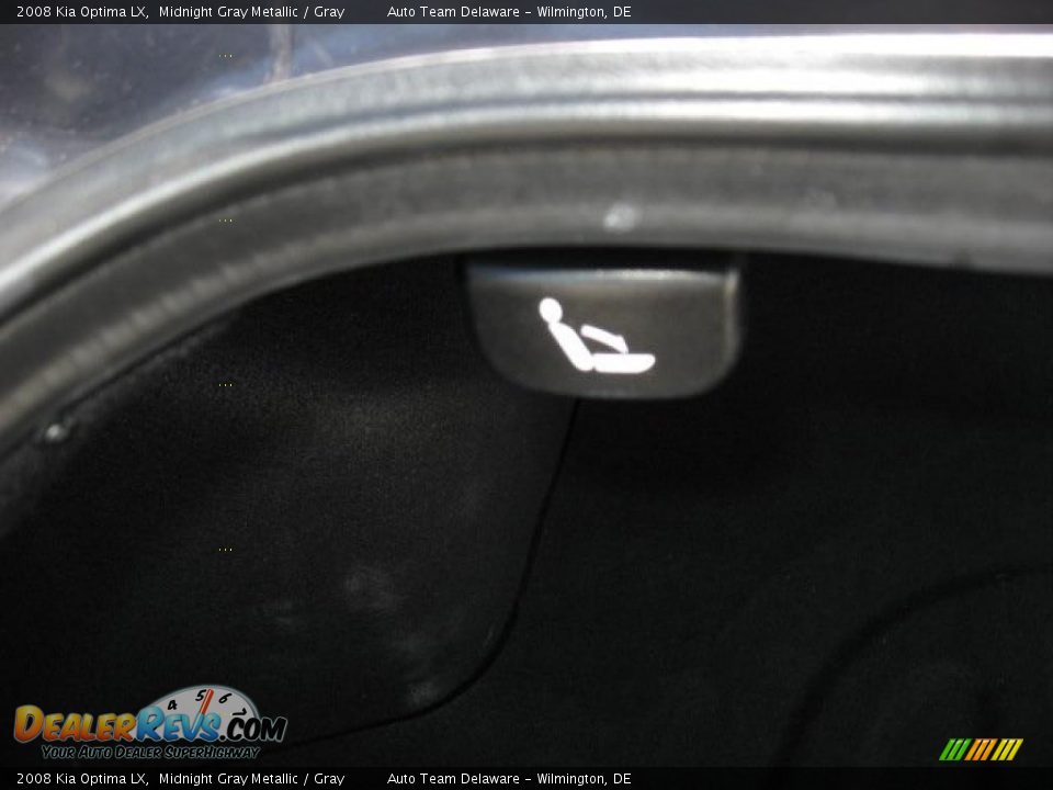 2008 Kia Optima LX Midnight Gray Metallic / Gray Photo #21