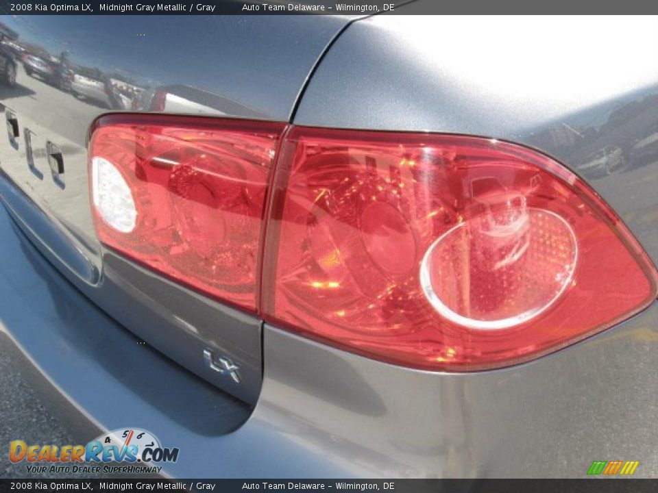 2008 Kia Optima LX Midnight Gray Metallic / Gray Photo #23