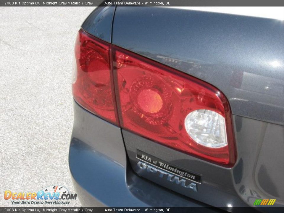 2008 Kia Optima LX Midnight Gray Metallic / Gray Photo #25