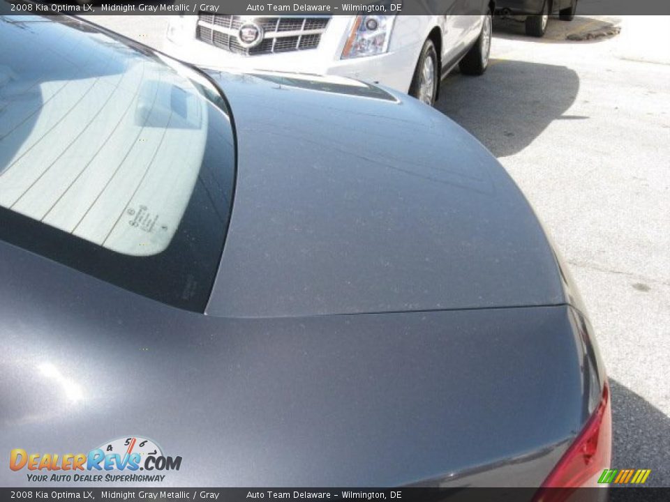 2008 Kia Optima LX Midnight Gray Metallic / Gray Photo #26