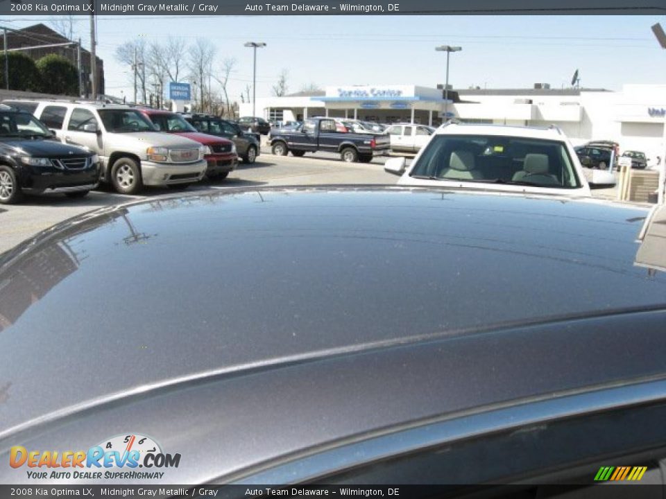 2008 Kia Optima LX Midnight Gray Metallic / Gray Photo #28