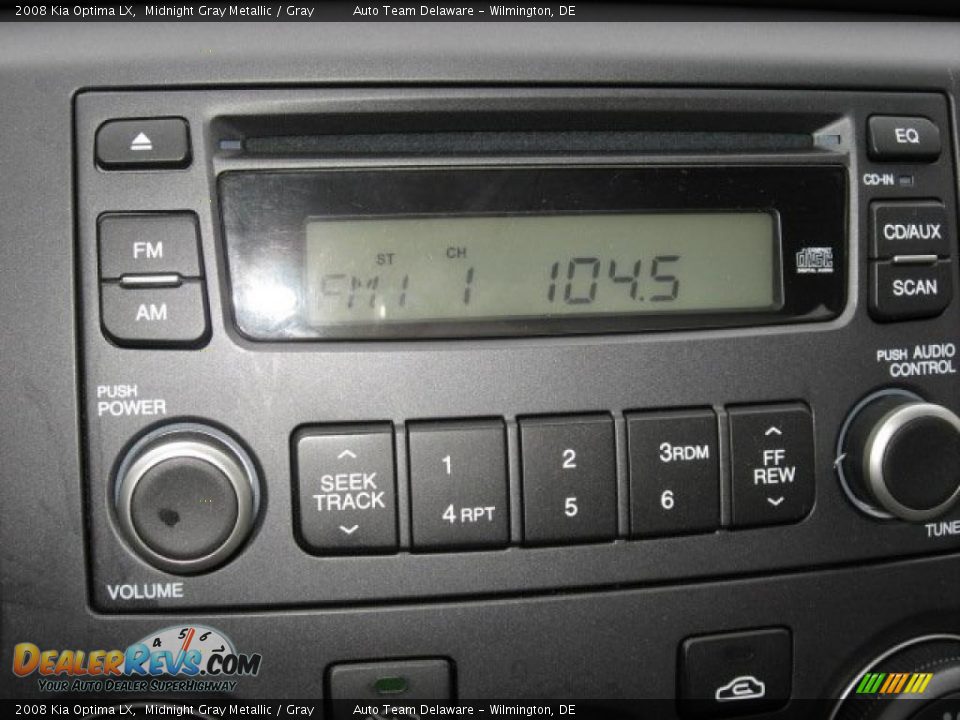 2008 Kia Optima LX Midnight Gray Metallic / Gray Photo #34