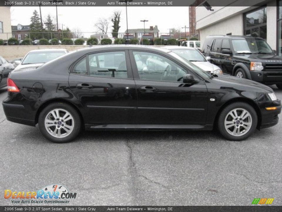 2006 Saab 9-3 2.0T Sport Sedan Black / Slate Gray Photo #5
