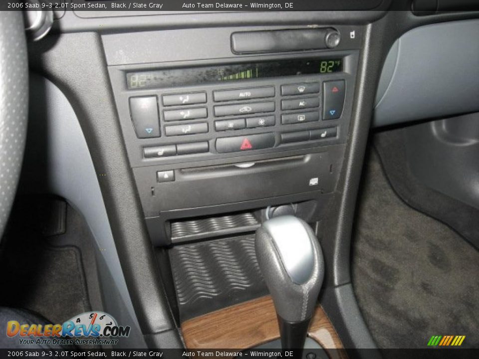 2006 Saab 9-3 2.0T Sport Sedan Black / Slate Gray Photo #17