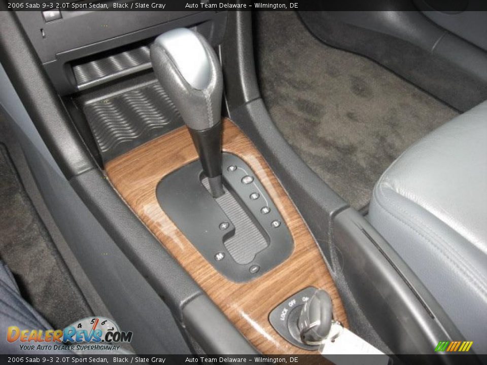 2006 Saab 9-3 2.0T Sport Sedan Black / Slate Gray Photo #18