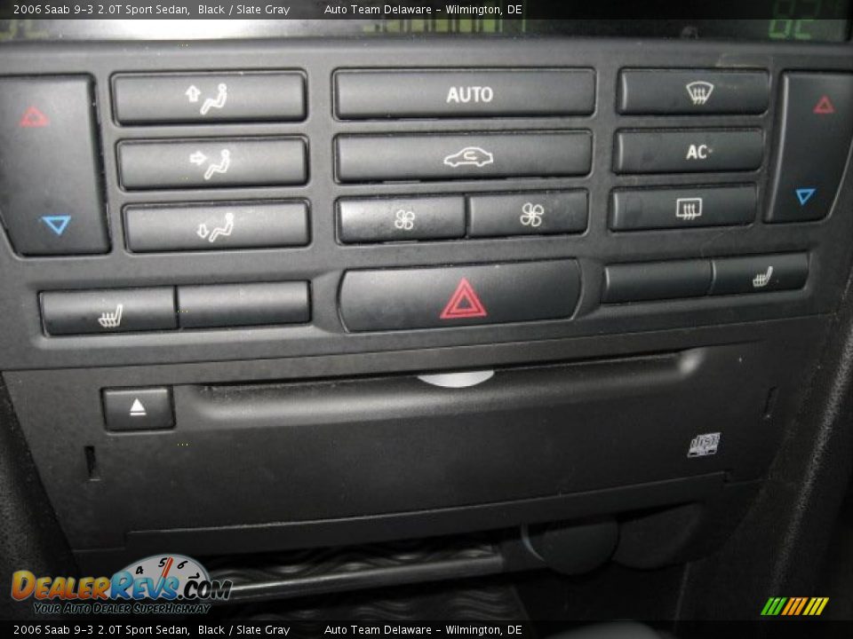 2006 Saab 9-3 2.0T Sport Sedan Black / Slate Gray Photo #22