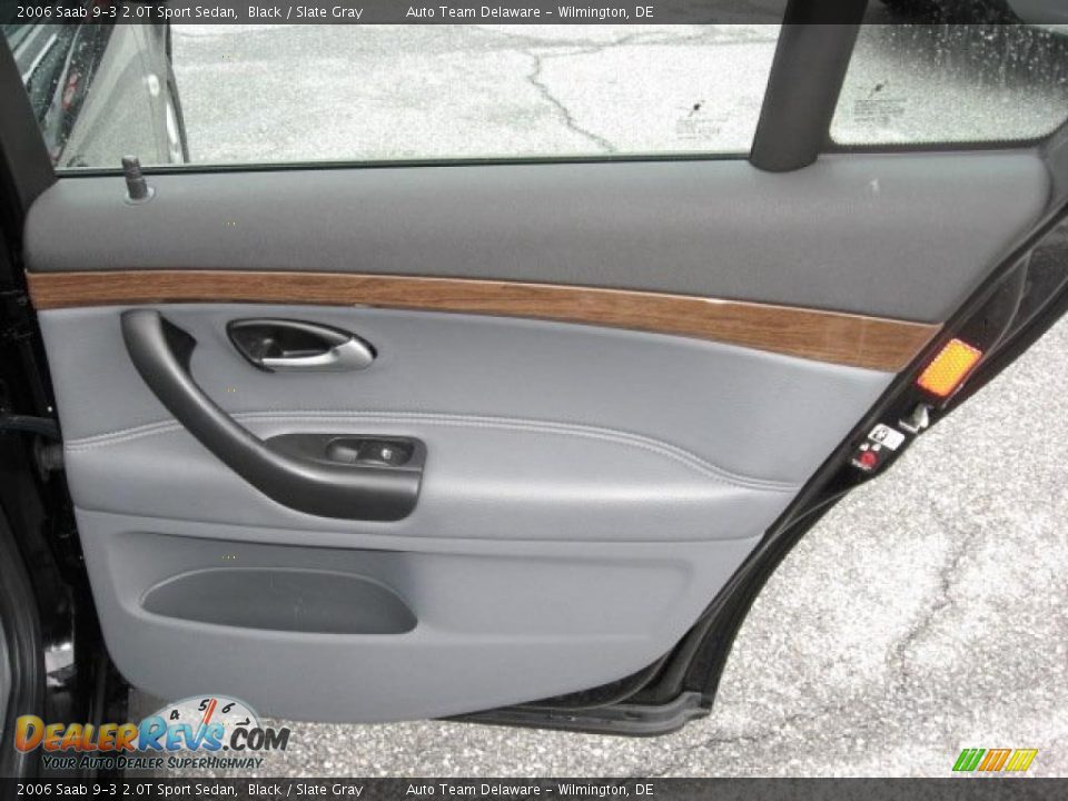 2006 Saab 9-3 2.0T Sport Sedan Black / Slate Gray Photo #27