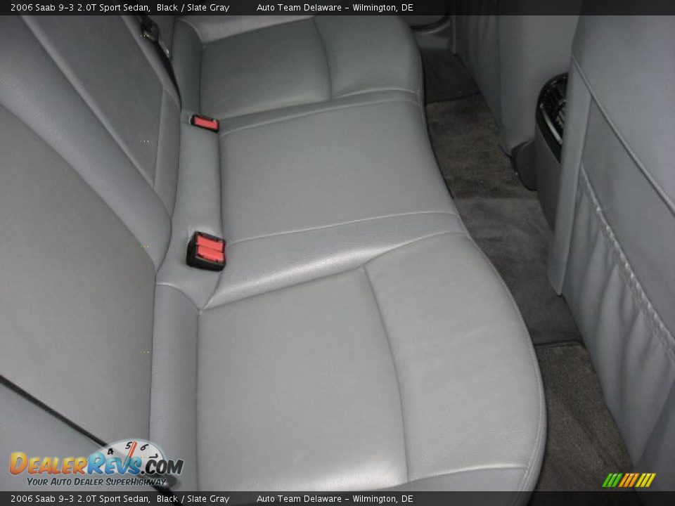 2006 Saab 9-3 2.0T Sport Sedan Black / Slate Gray Photo #30