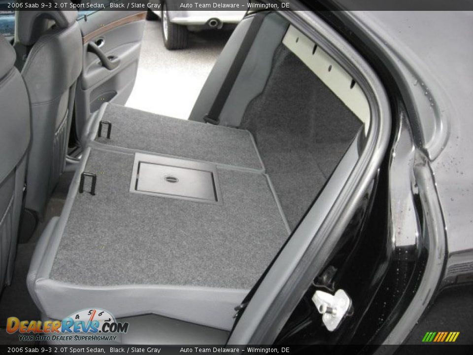 2006 Saab 9-3 2.0T Sport Sedan Black / Slate Gray Photo #34