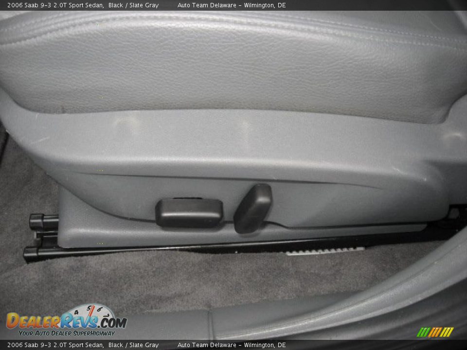 2006 Saab 9-3 2.0T Sport Sedan Black / Slate Gray Photo #35