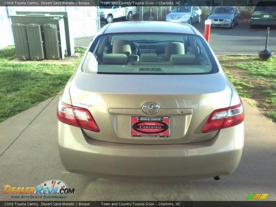 2009 Toyota Camry Desert Sand Metallic / Bisque Photo #4
