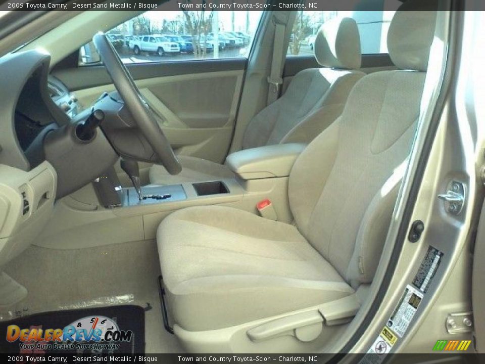 2009 Toyota Camry Desert Sand Metallic / Bisque Photo #6