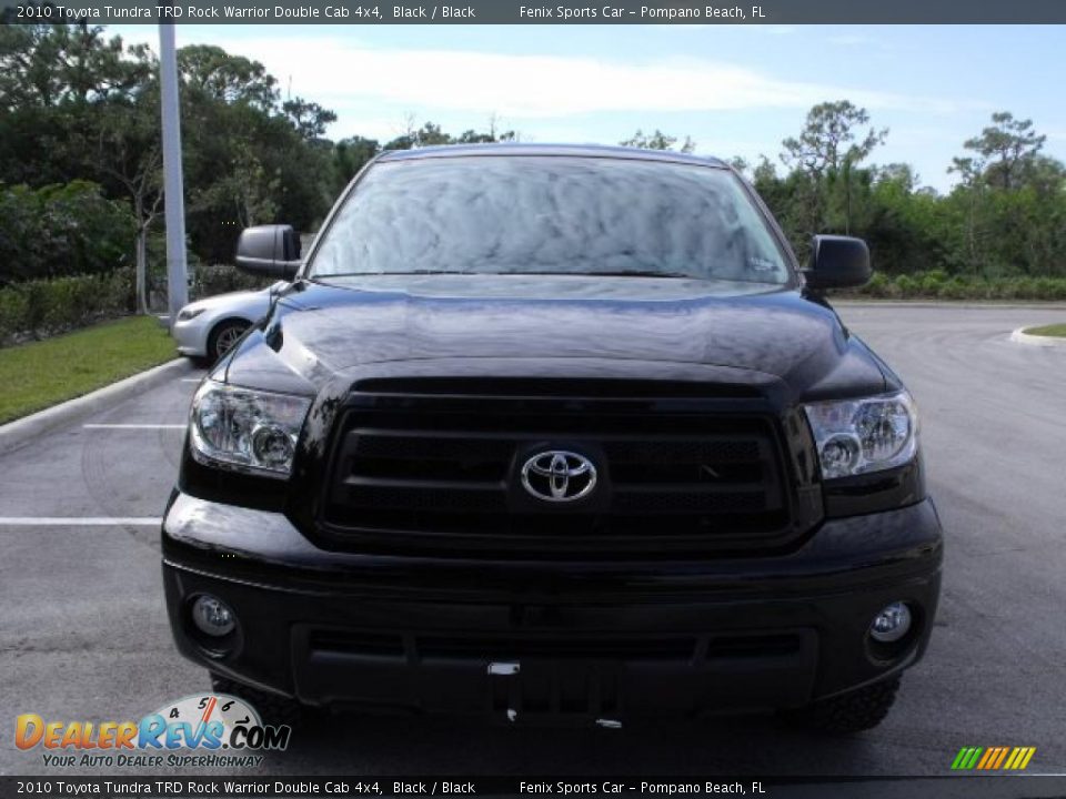 2010 Toyota Tundra TRD Rock Warrior Double Cab 4x4 Black / Black Photo #2