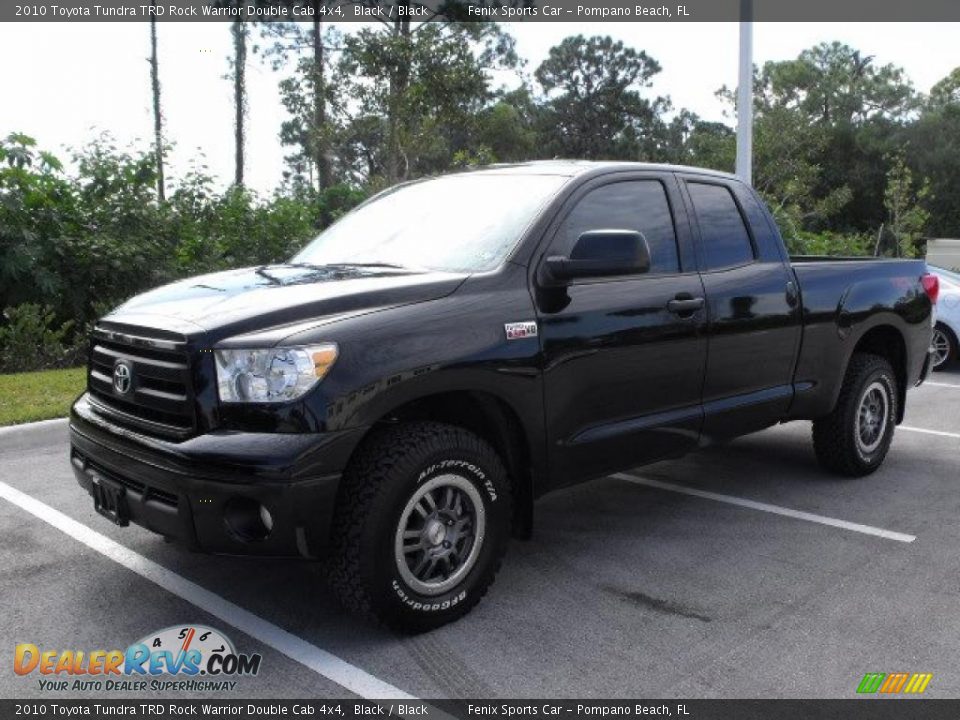 Black 2010 Toyota Tundra TRD Rock Warrior Double Cab 4x4 Photo #3