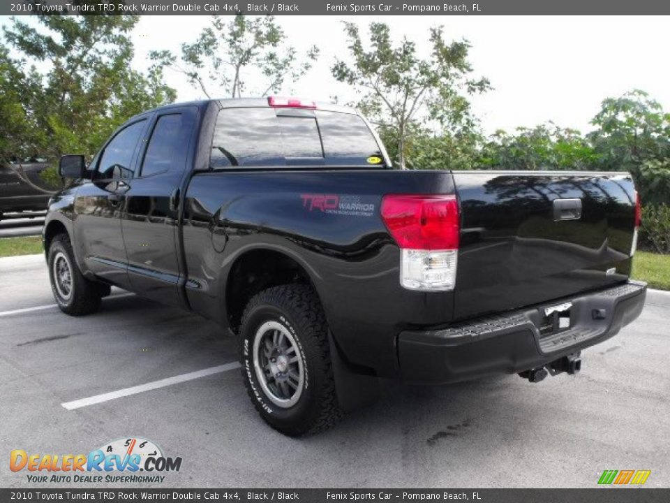 Black 2010 Toyota Tundra TRD Rock Warrior Double Cab 4x4 Photo #11