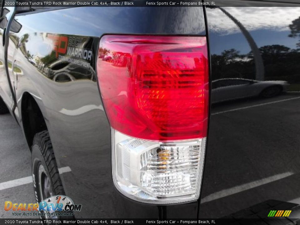 2010 Toyota Tundra TRD Rock Warrior Double Cab 4x4 Black / Black Photo #13