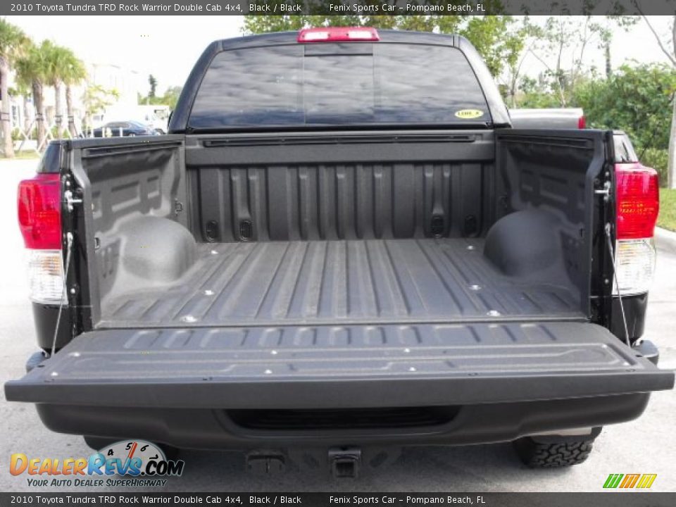2010 Toyota Tundra TRD Rock Warrior Double Cab 4x4 Black / Black Photo #14