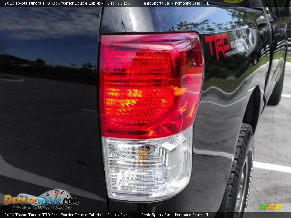 2010 Toyota Tundra TRD Rock Warrior Double Cab 4x4 Black / Black Photo #15