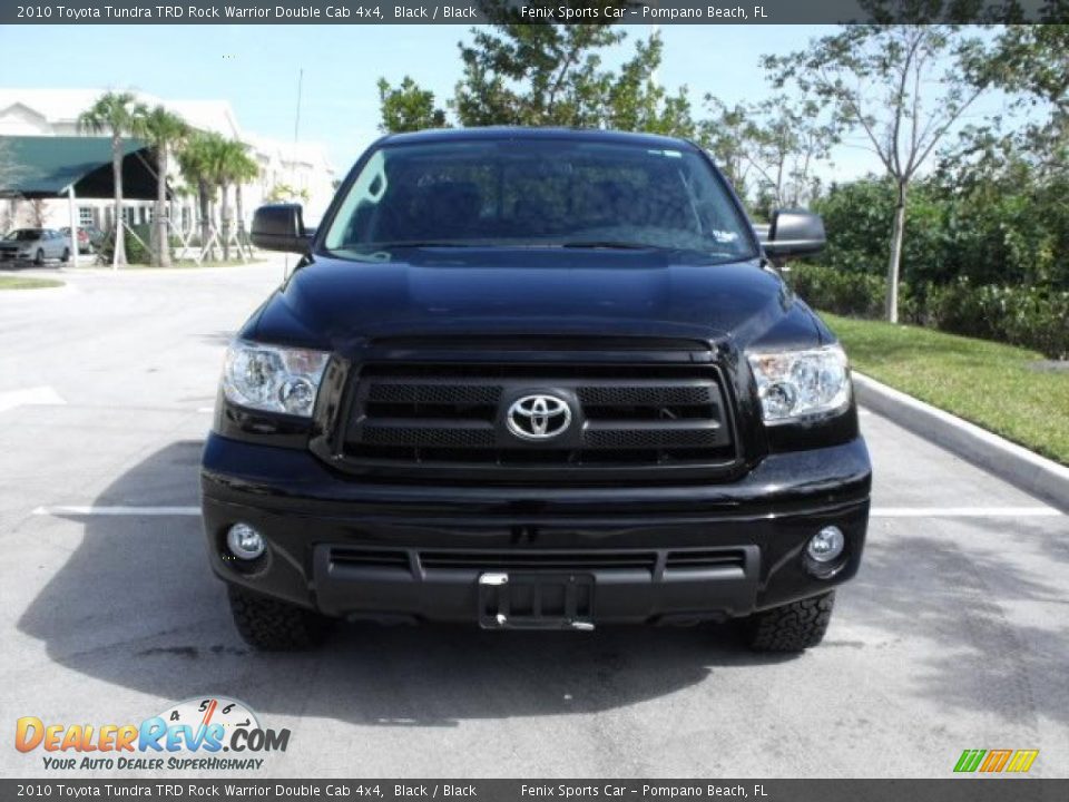2010 Toyota Tundra TRD Rock Warrior Double Cab 4x4 Black / Black Photo #19