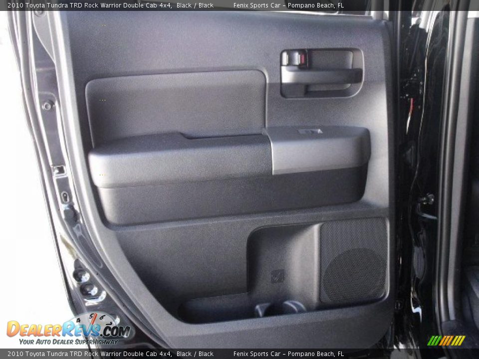 2010 Toyota Tundra TRD Rock Warrior Double Cab 4x4 Black / Black Photo #24