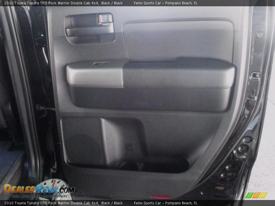 2010 Toyota Tundra TRD Rock Warrior Double Cab 4x4 Black / Black Photo #26