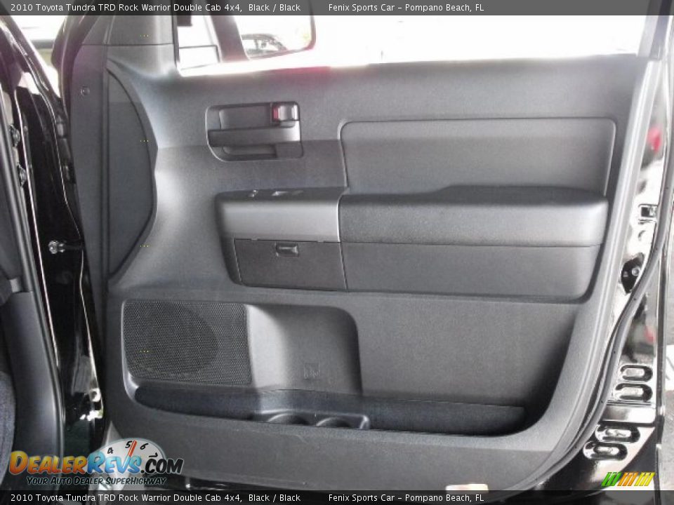 2010 Toyota Tundra TRD Rock Warrior Double Cab 4x4 Black / Black Photo #28