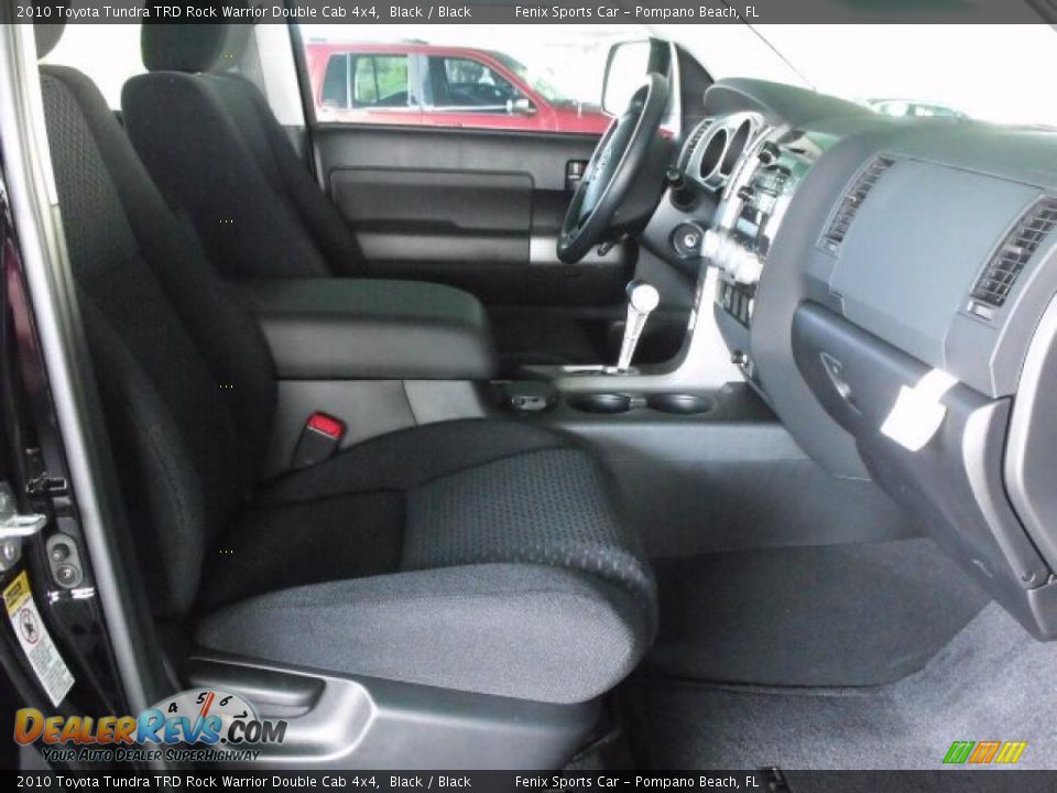 2010 Toyota Tundra TRD Rock Warrior Double Cab 4x4 Black / Black Photo #29