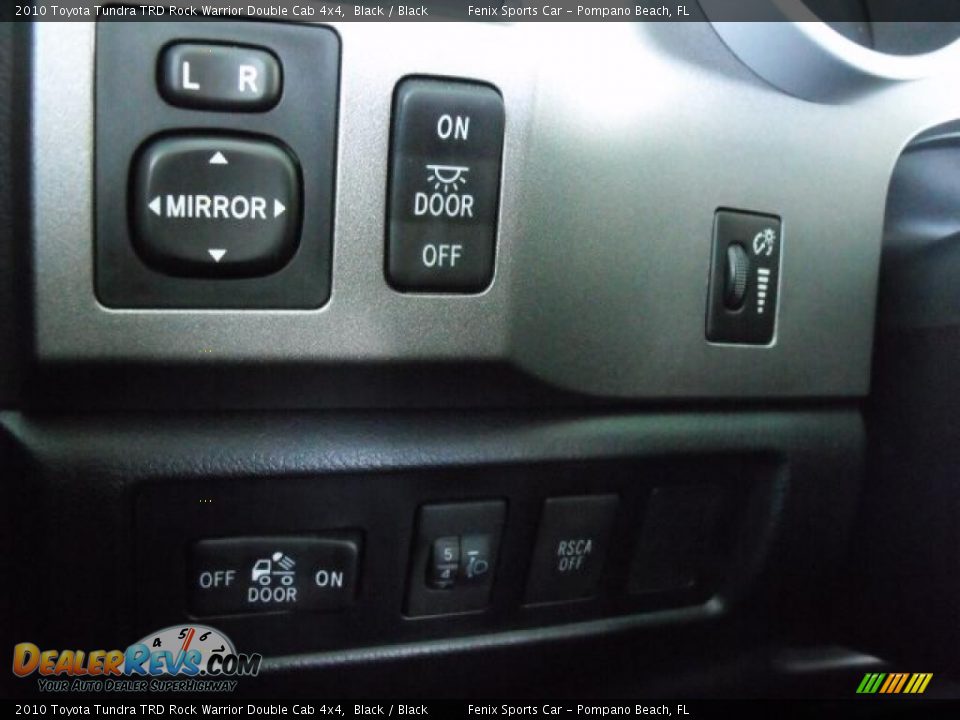 2010 Toyota Tundra TRD Rock Warrior Double Cab 4x4 Black / Black Photo #35