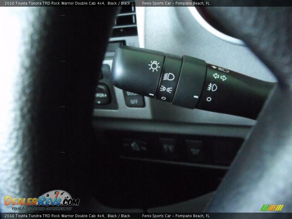 2010 Toyota Tundra TRD Rock Warrior Double Cab 4x4 Black / Black Photo #36